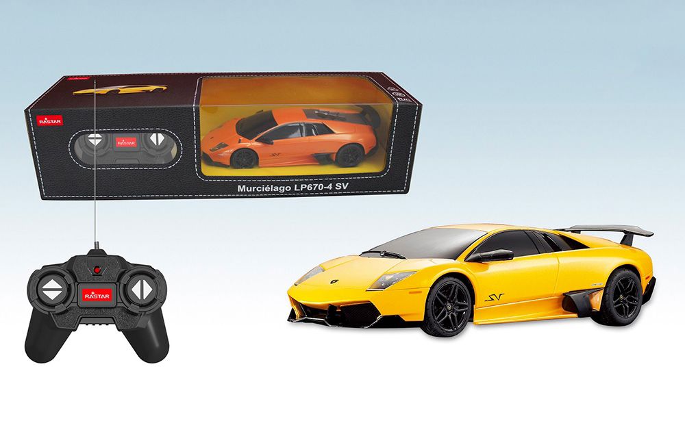 RASTAR Lamborghini R/C 1:24 Murcielago LP670-4 remote control car (yellow)