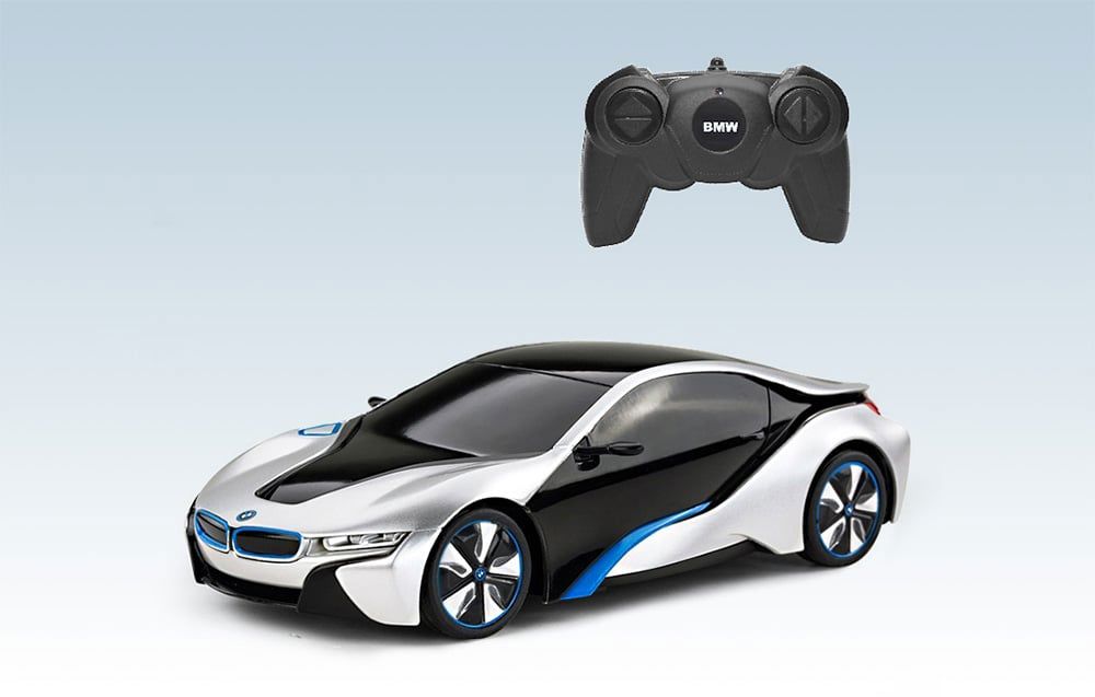 RASTAR R/C 1:24 BMW I8 remote controlled RC car (white)