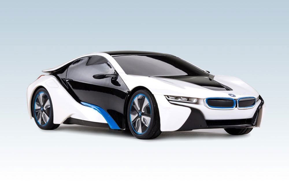 RASTAR R/C 1:24 BMW I8 remote controlled RC car (white)