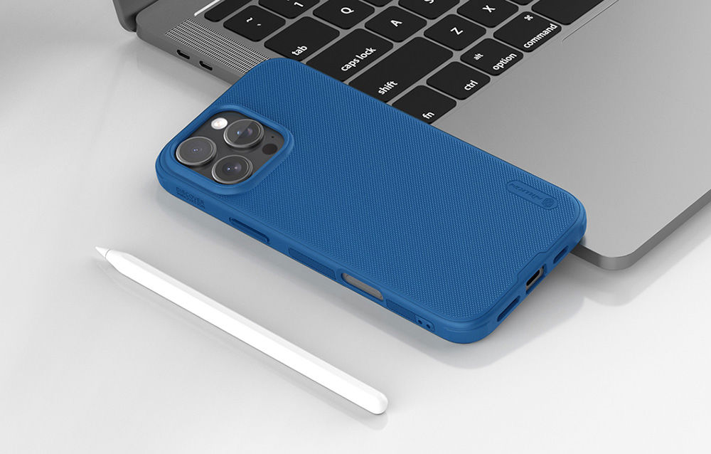 Nillkin Frosted Shield Pro iphone 16 Pro case (blue)