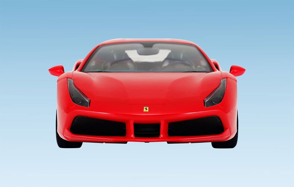 RASTAR 1:14 RC remote control car Ferrari 488 GTB (red)