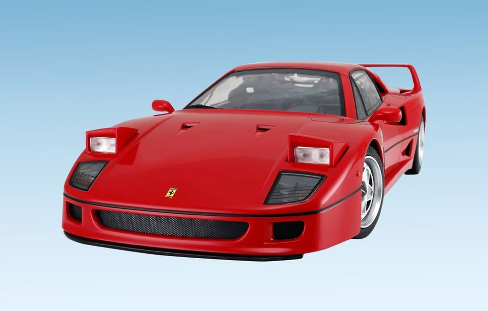 RASTAR R/C 1:14 Ferrari F40 remote control car (red)