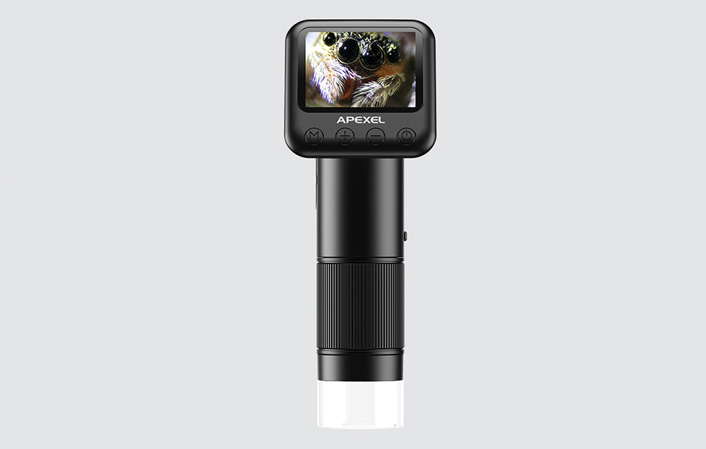 APEXEL APL-MS008 LCD digital microscope (black)