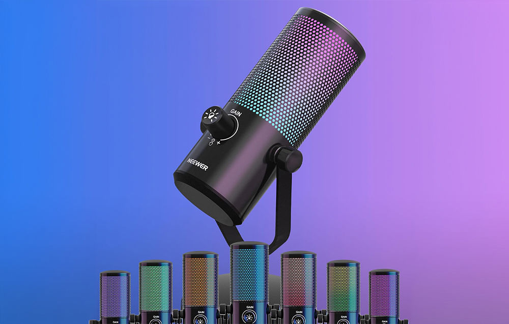 Neewer RGB backlit microphone