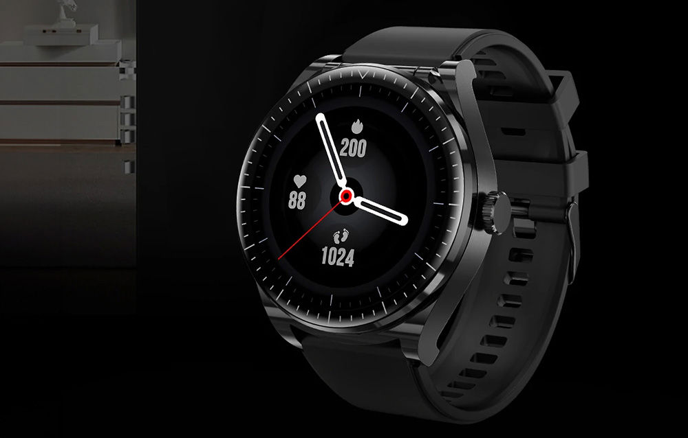 BlitzWolf BW-HW1 smartwatch + TWS headphones (black)