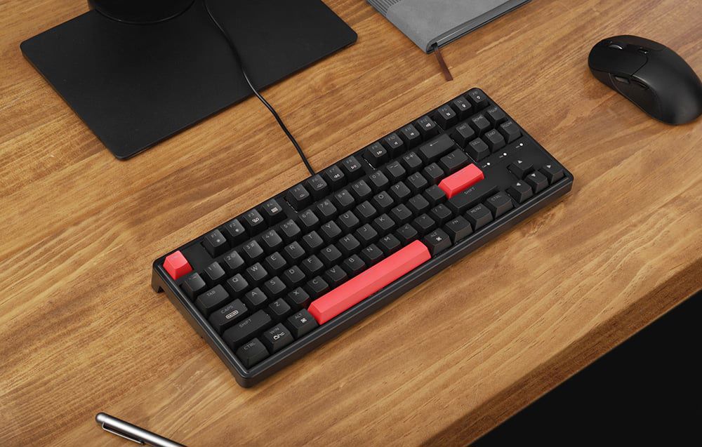 Keychron C3 Pro Red Backlight Red Switch Mechanical Keyboard (black)