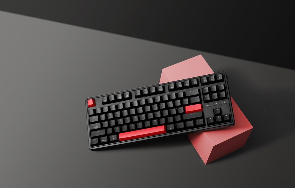 Keychron C3 Pro Red Backlight Red Switch Mechanical Keyboard (black)