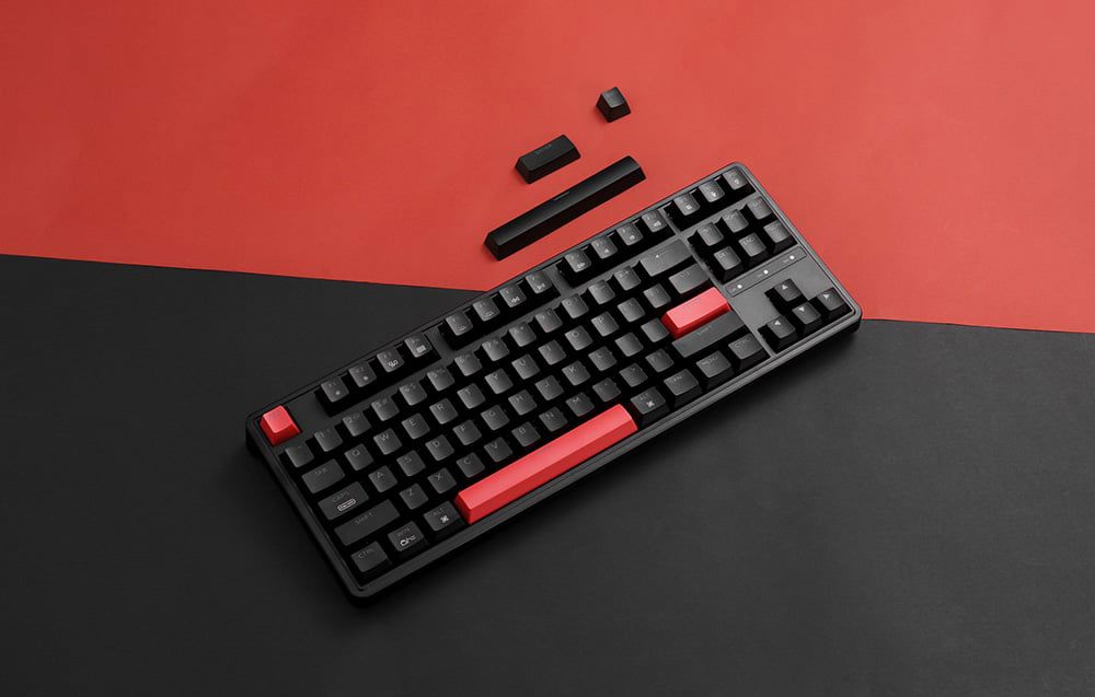 Keychron C3 Pro Red Backlight Red Switch Mechanical Keyboard (black)