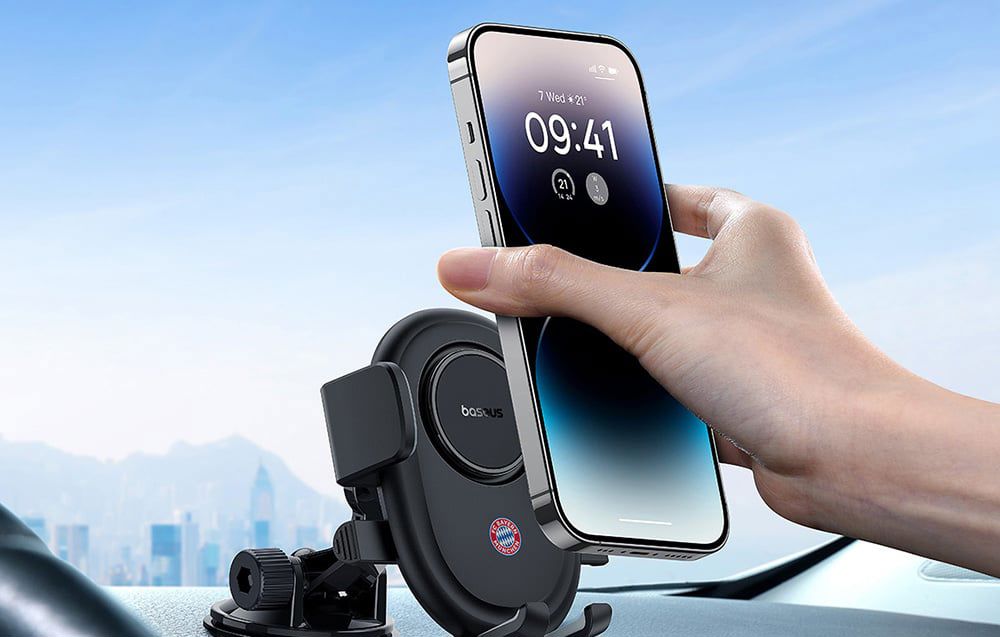 Baseus UltraControl Car Holder (black) Bayern Edition