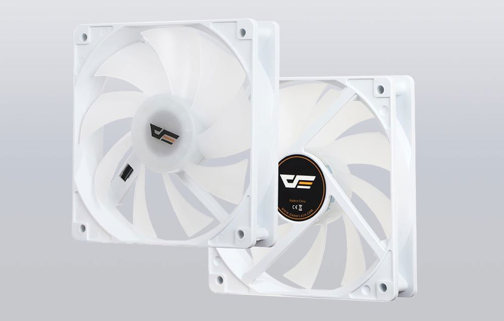 Darkflash C7 3-in-1 computer fan (white)