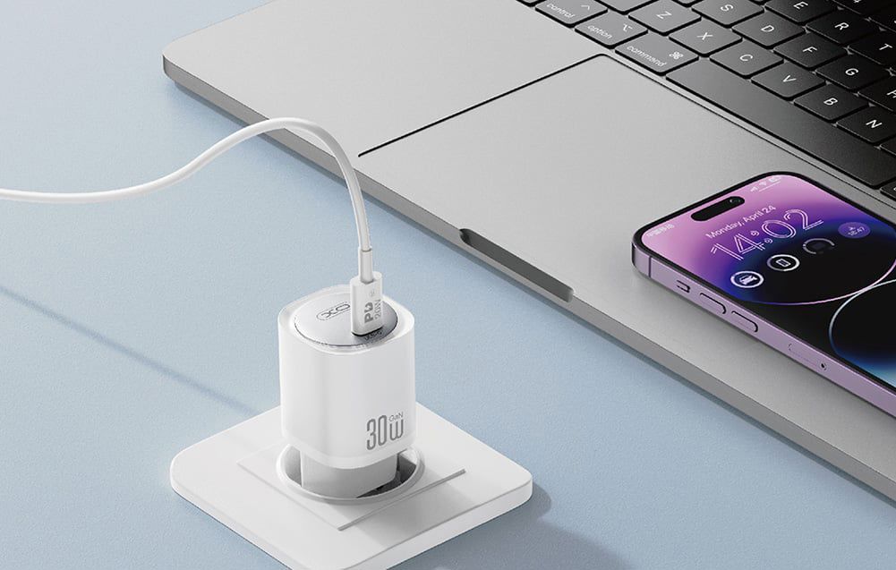 Wall charger XO CE20, 30W, GaN, USB-C