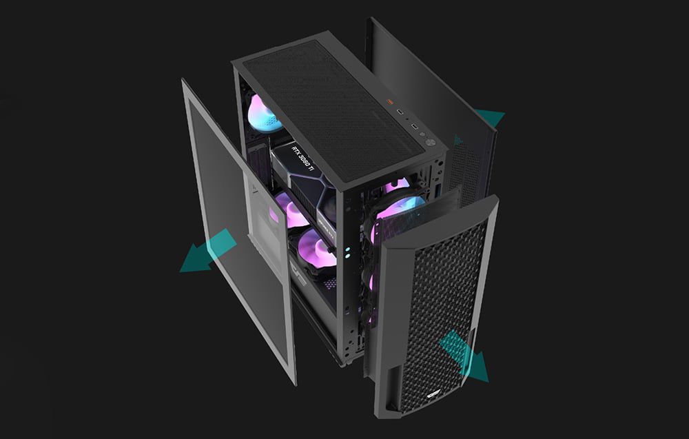 Darkflash DF2100 Computer case (black)