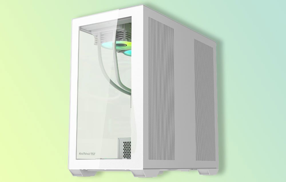 Darkflash DLX4000 GLASS computer case (white)