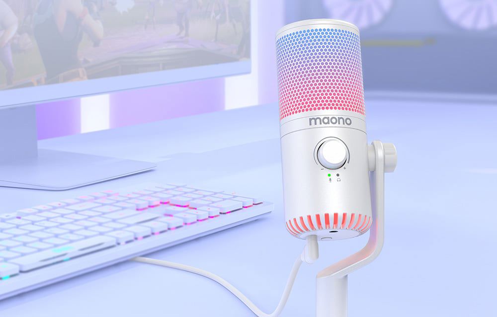 Gaming Microphone Maono DM30RGB (white)