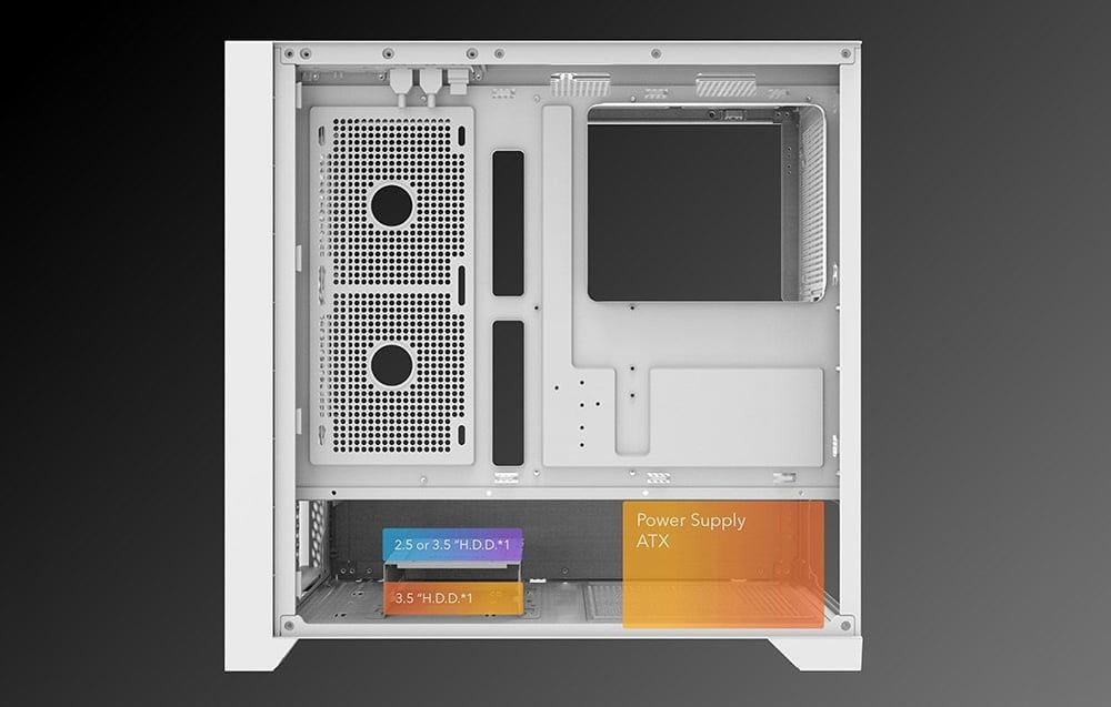 Darkflash DRX90 computer case (white)