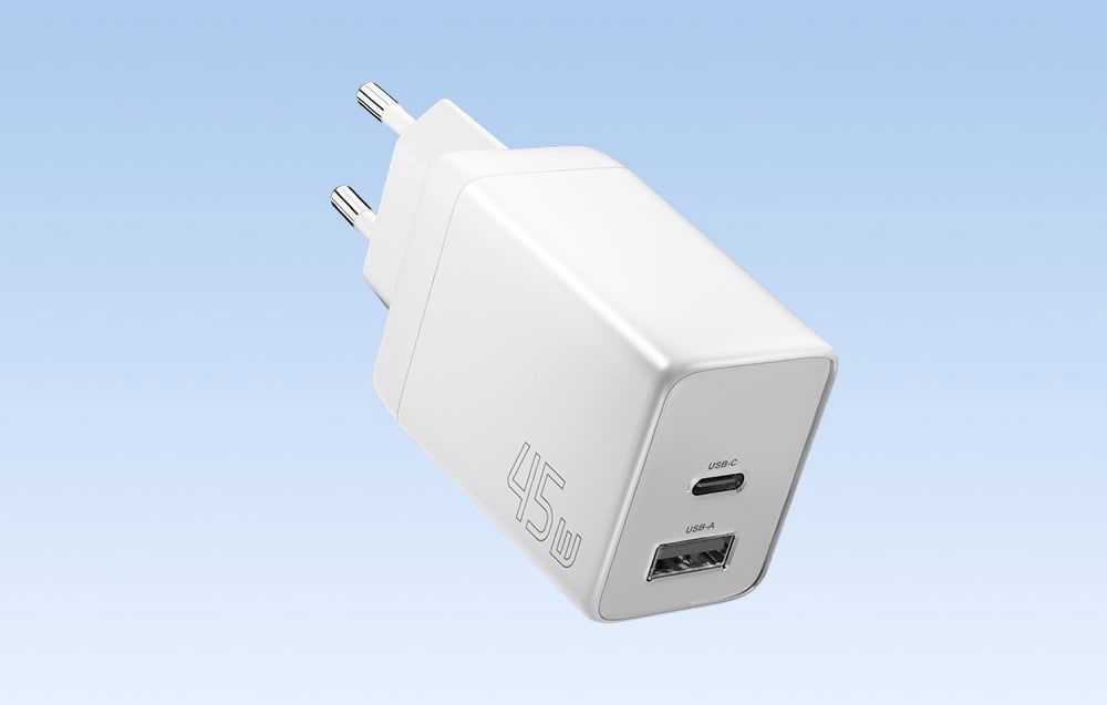 Essager ECT45W-LJB02-Z GaN 45W C+A Chargers (white)