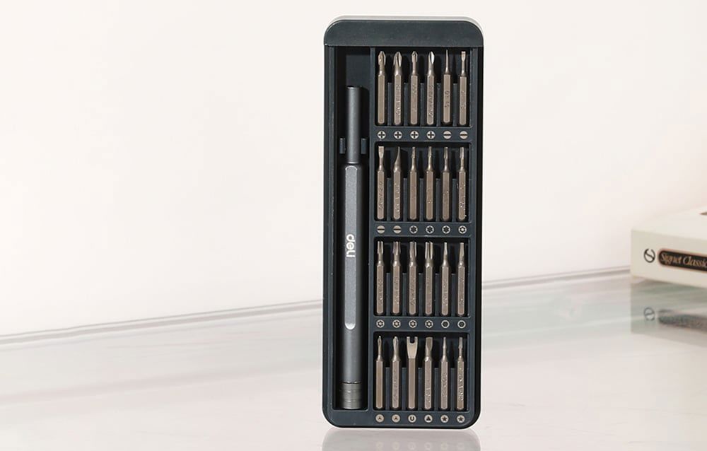 Deli Tools EDL241025 precision screwdriver set, 25 el.