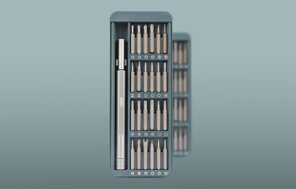 Deli Tools EDL241025 precision screwdriver set, 25 el.