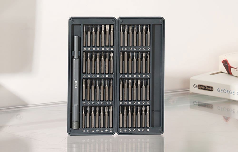 Deli Tools EDL241057 precision screwdriver set, 57 el.