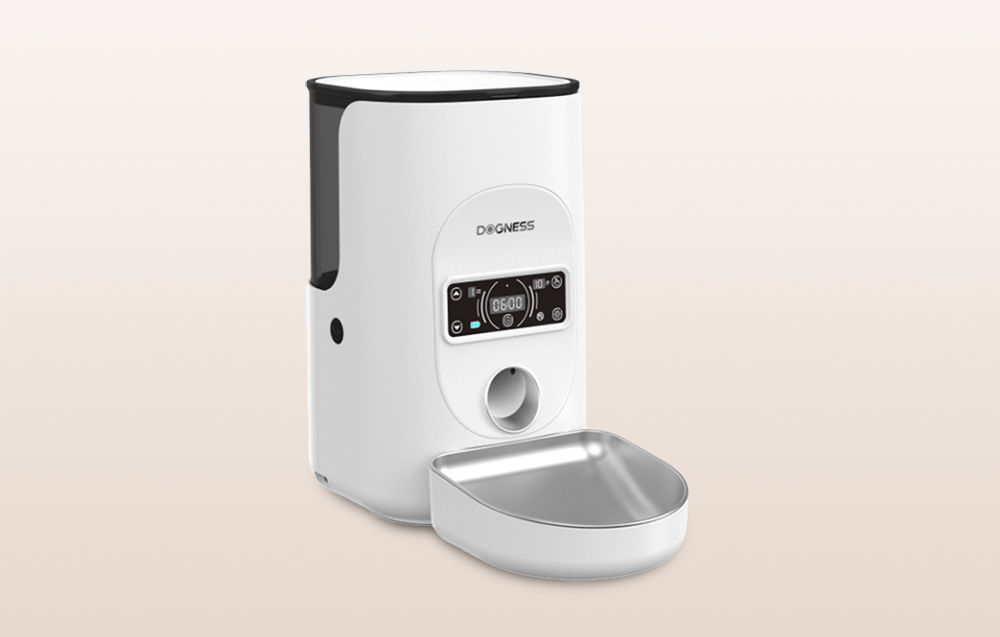 Dogness F17 4L smart food dispenser with stainless steel container (white)