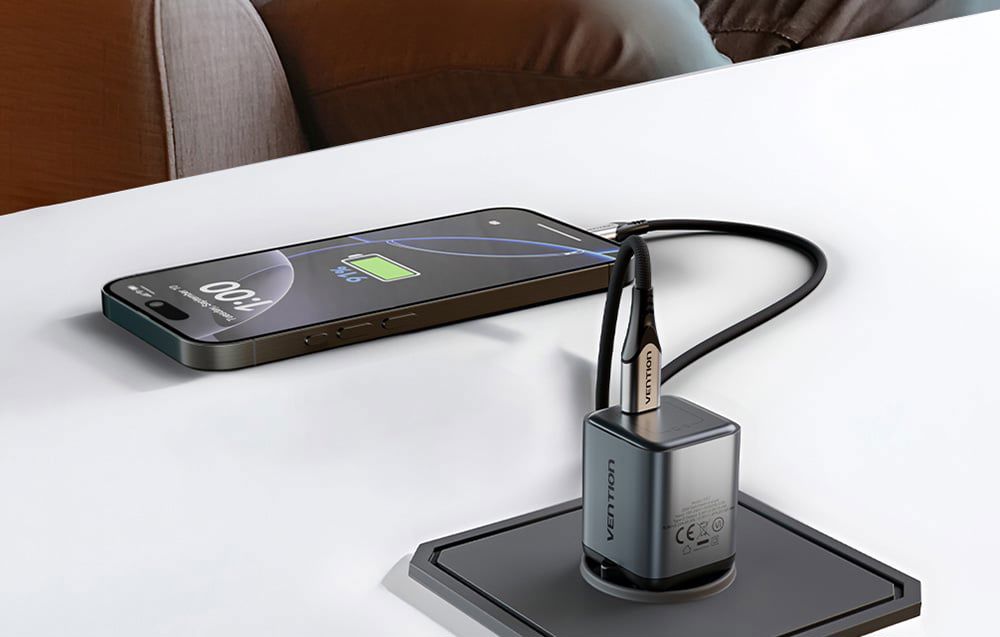 GaN Vention USB-C 20W Charger (Gray)