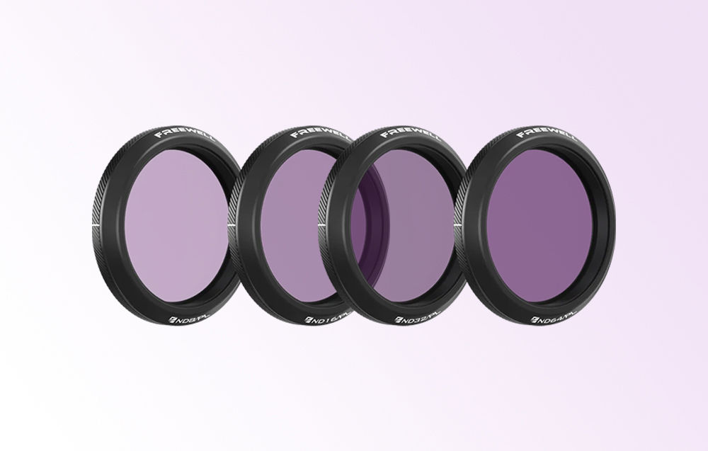 Freewell set of 4 ND/PL filters for DJI Osmo Action 5 Pro