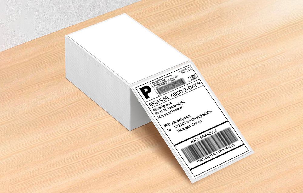 Nelko thermal label for PL70E label printer (white, 4*6 inches)