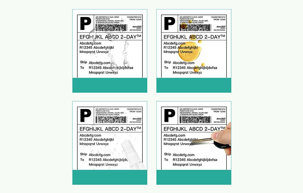 Nelko thermal label for PL70E label printer (white, 4*6 inches)