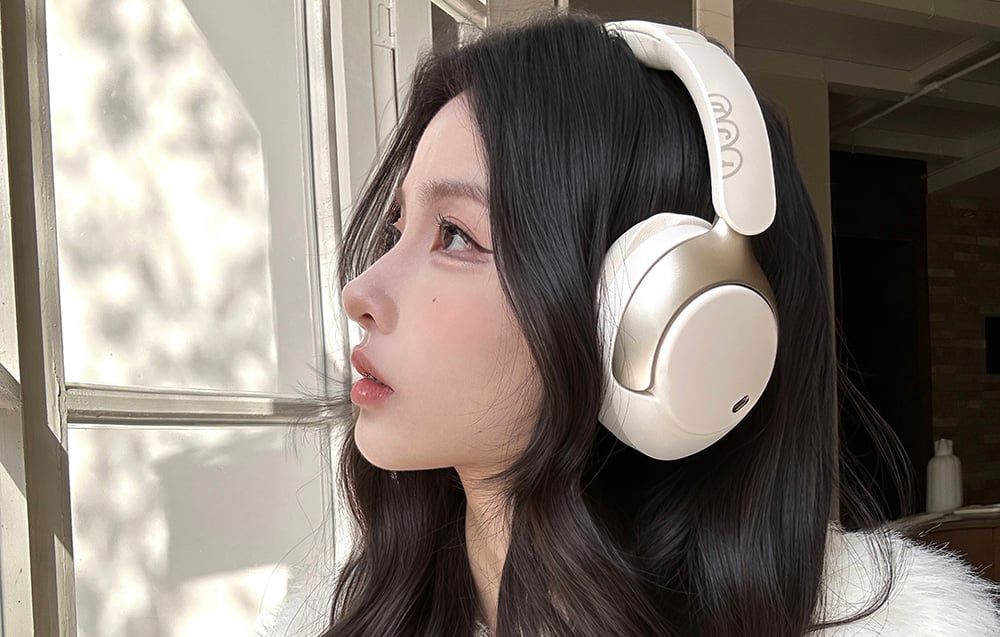 QCY H3 Pro Headphones (White)