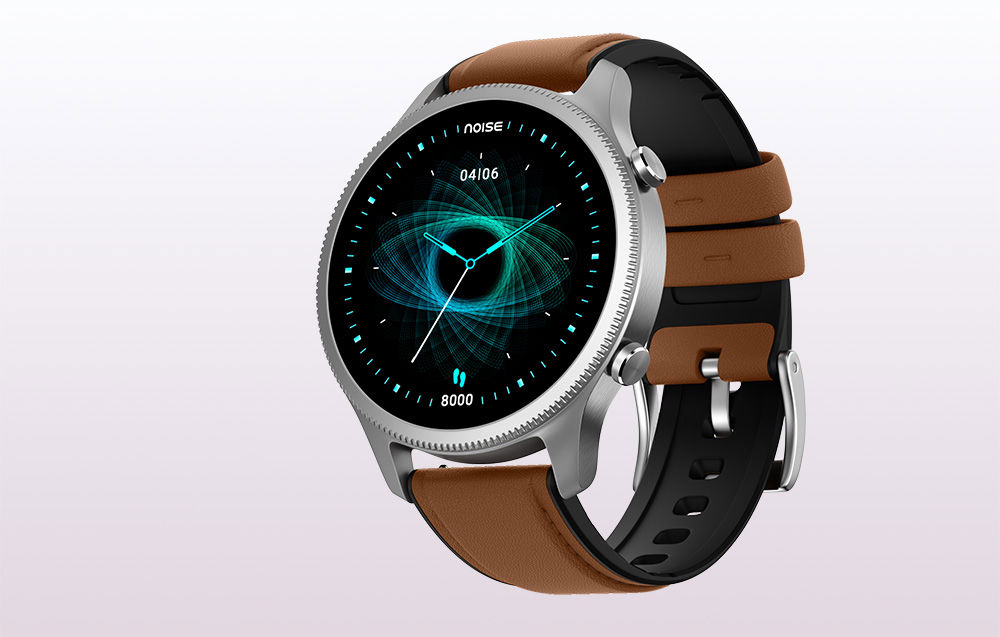 Noise Halo Smartwatch (Brown).