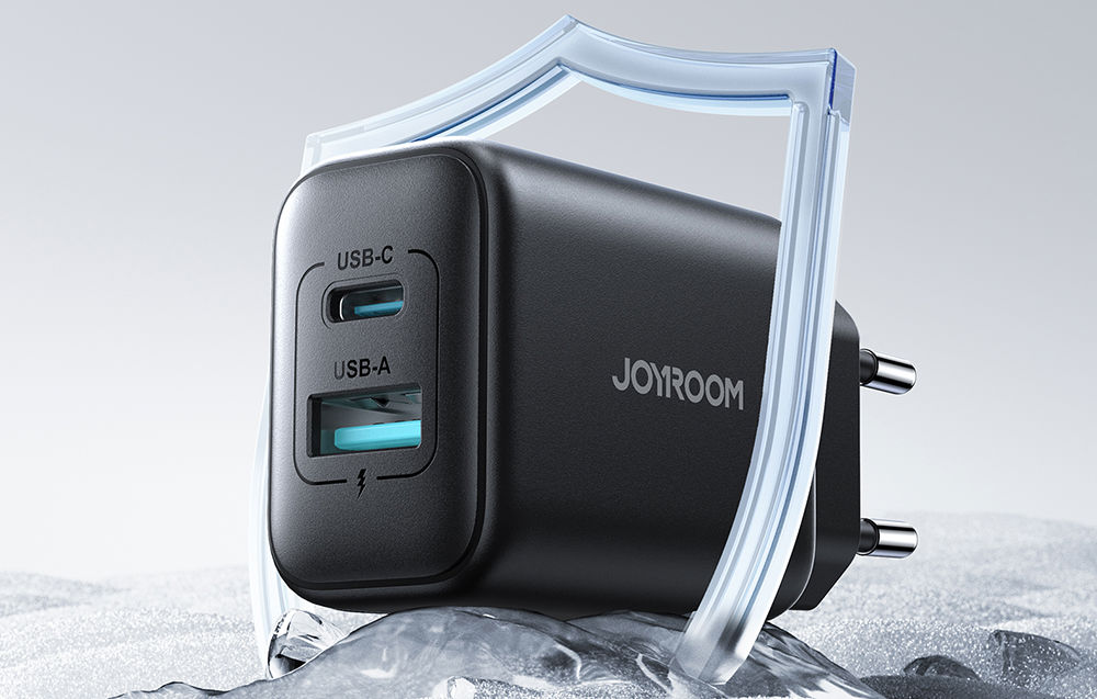 Joyroom JR-TCF13 Dual-Port (A+C) 25W Power Charger (black)