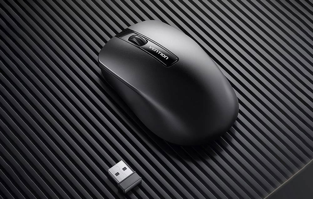 Vention KTBB0 Wireless Mouse (Black)