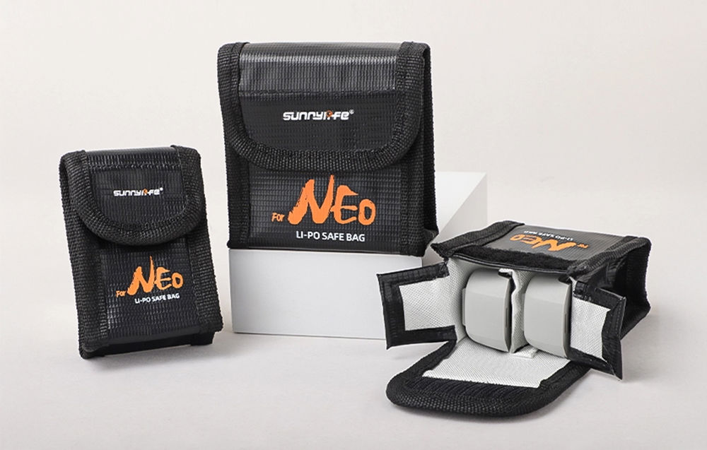 Sunnylife protective case for 3 batteries for DJI Neo