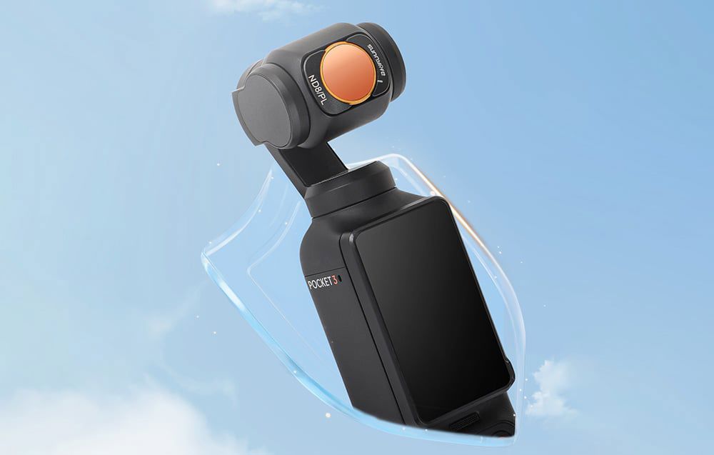 Filtry ND8/PL, ND16/PL, ND32/PL, ND64/PL Sunnylife do DJI Osmo Pocket 3