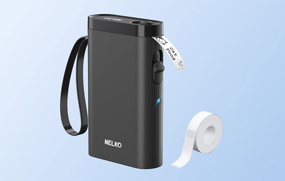 Nelko P21 thermal label printer (black)