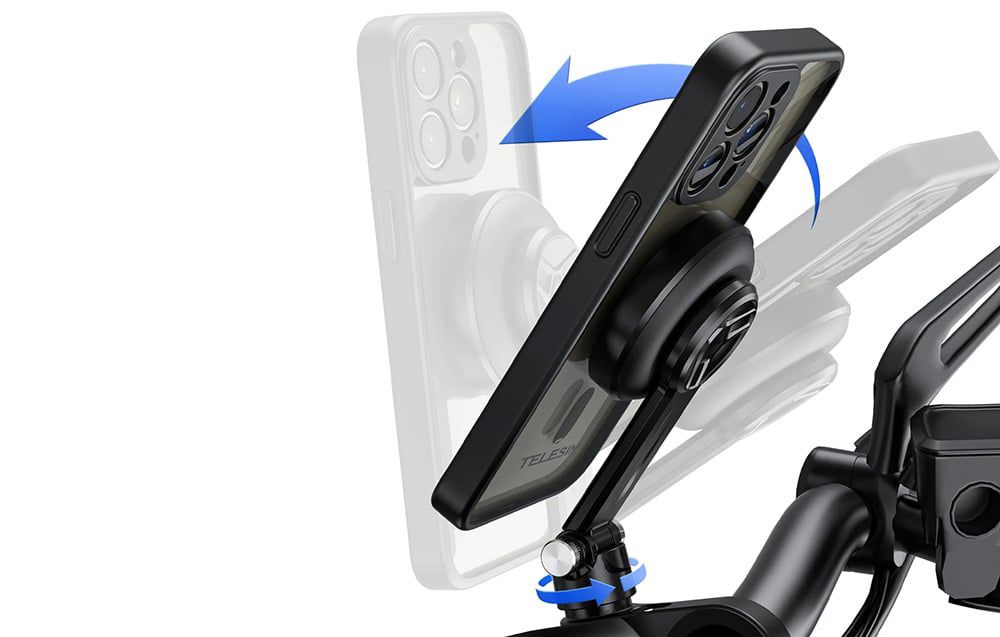 Telesin handlebar mount for iPhone 15 Pro