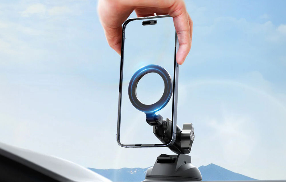 TELESIN suction cup mount for smartphone