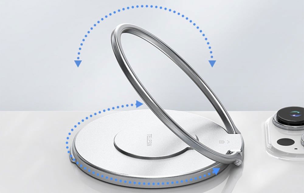 TELESIN magnetic ring mount for iPhone