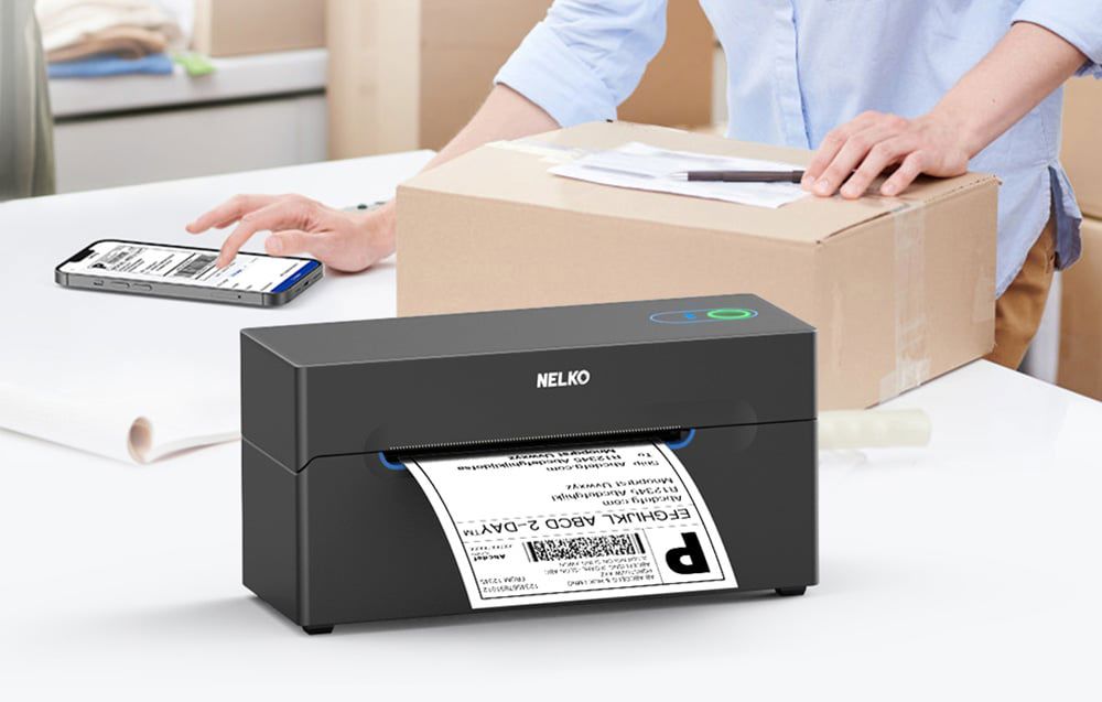 Nelko PL70E thermal label printer (black)