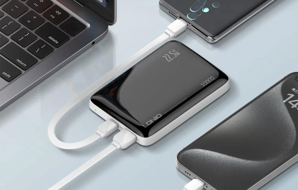 Powerbank Ldnio PQ25 22.5W 10000mAh USB-C (black)