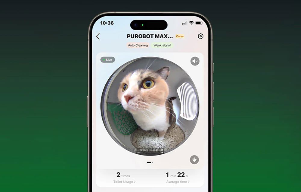 PetKit Purbot MAX PRO intelligent self-cleaning cat litter box with AI camera