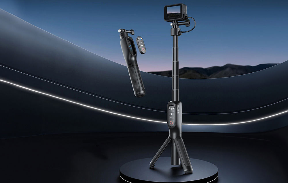 Telesin tripod/selfie holder with remote control