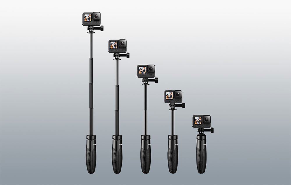 TELESIN mini tripod/selfie stick for sports cameras