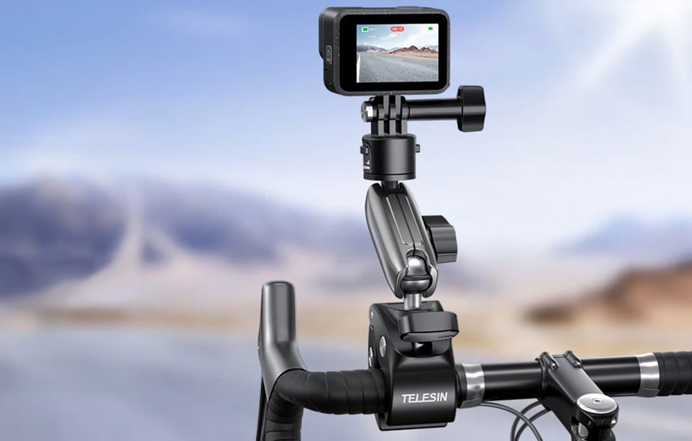 Telesin handlebar mount for sports cameras