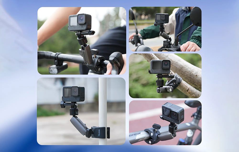 Telesin handlebar mount for sports cameras