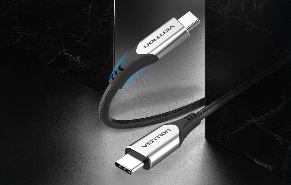 Vention TAAHG USB-C to USB-C 60W cable 1.5m (gray)