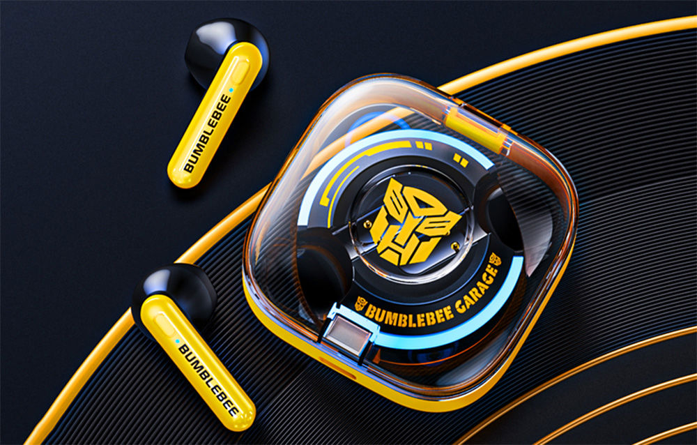 TWS Transformers TF-T03 headphones (yellow)