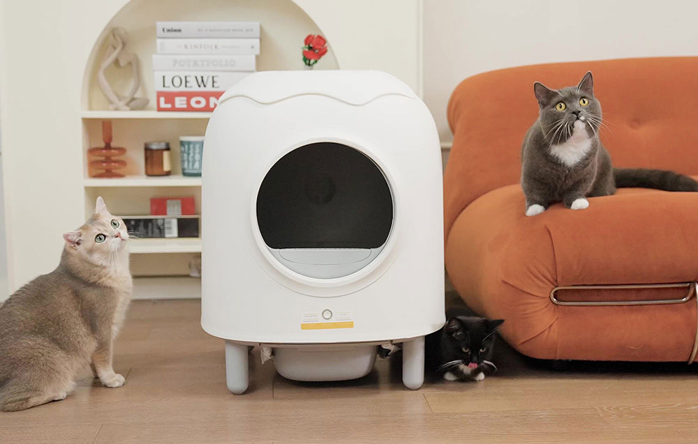 Intelligent self-cleaning cat litterbox HHOLove iPet