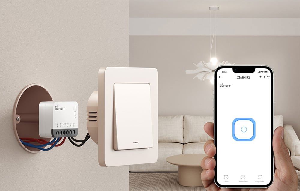 Smart switch ZigBee SONOFF ZBMINIR2