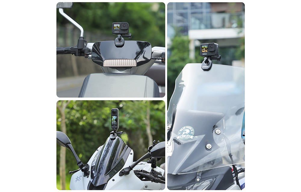 Sunnylife motorcycle mount for sports cameras